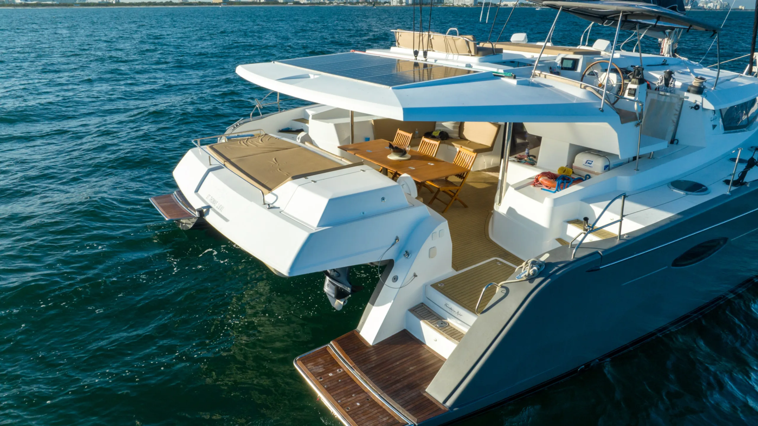 Fountaine Pajot vessel view for private charters in Fort Lauderdale