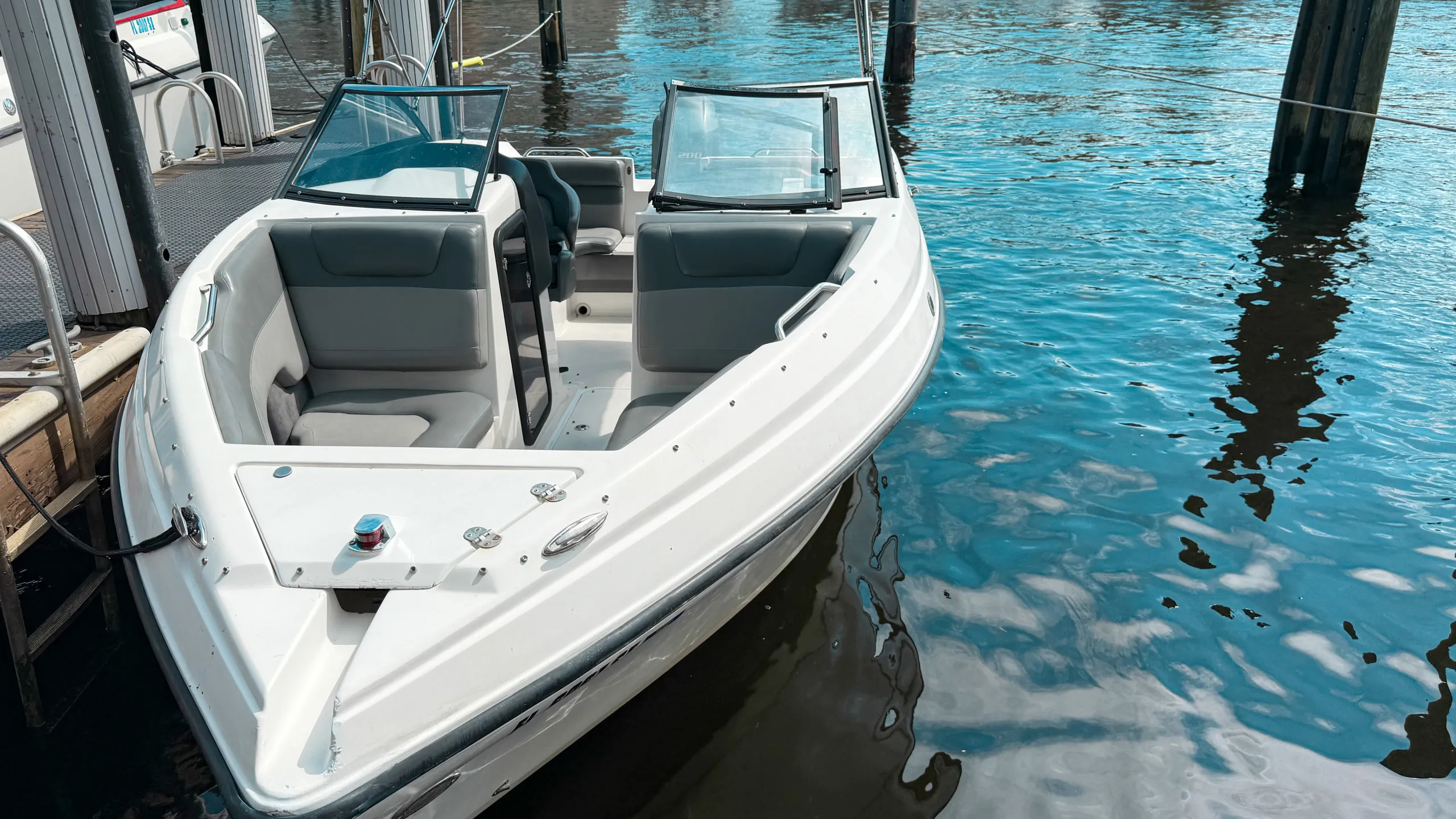 Rinker aboard a private Fort Lauderdale yacht rental