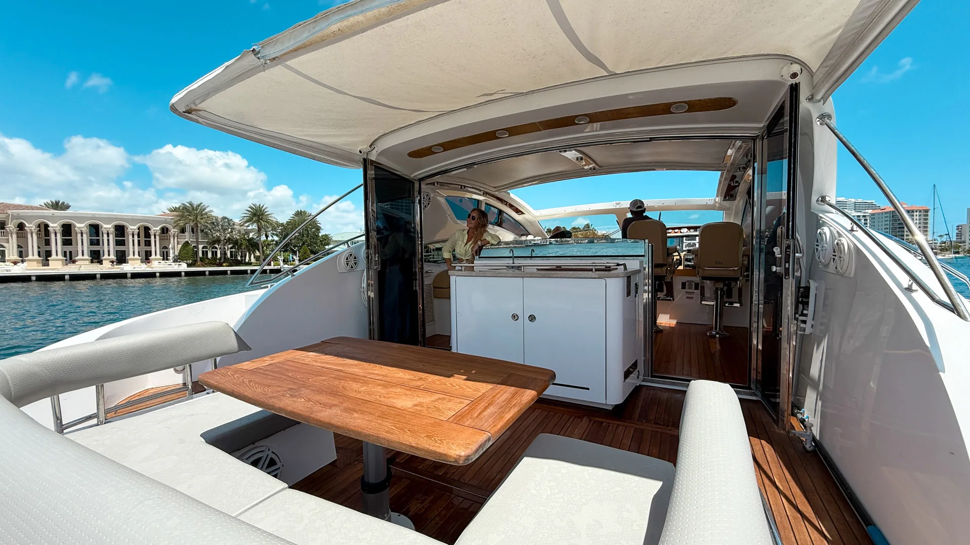 Savannah prepared for a private charter in Fort Lauderdale