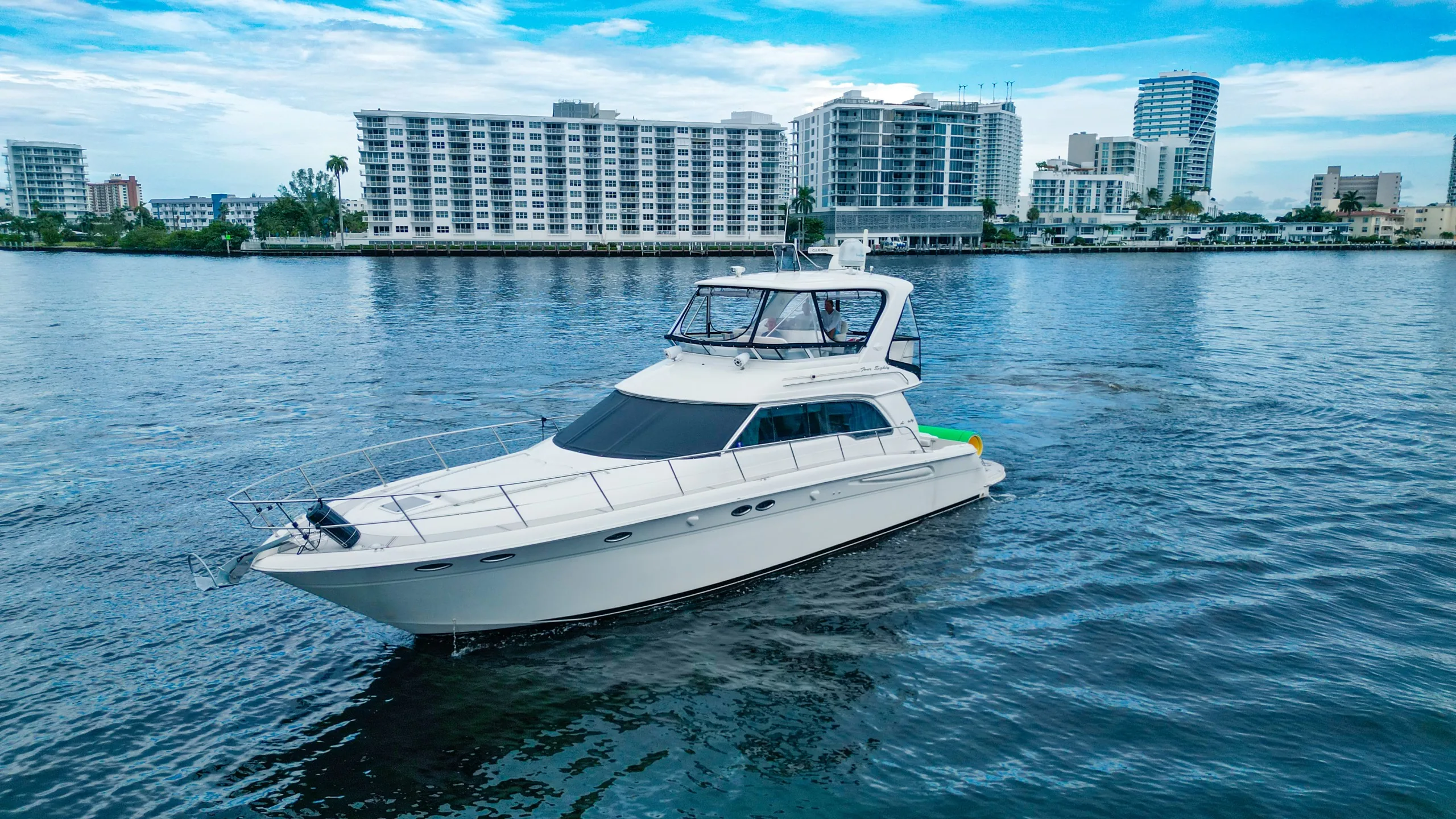 Sea Ray charter-ready yacht in Fort Lauderdale, Florida