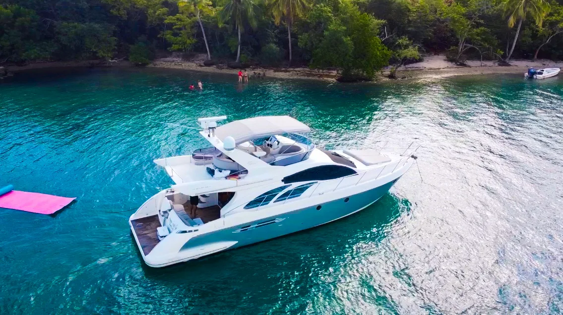Azimut vessel view for private charters in Fort Lauderdale