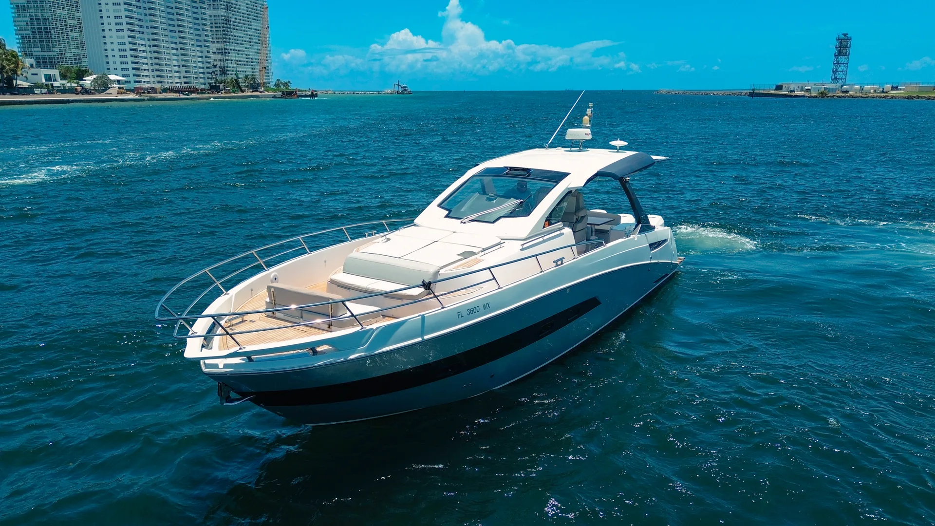Azimut Verve available for a captained Fort Lauderdale yacht charter