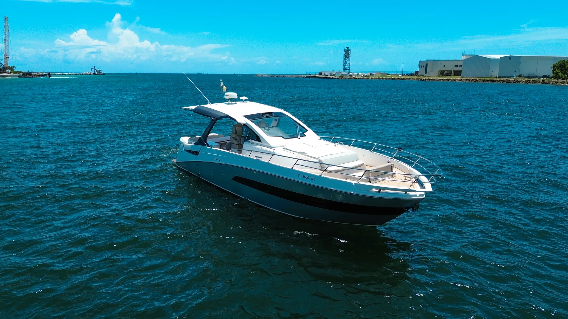 Azimut Verve charter-ready yacht in Fort Lauderdale, Florida
