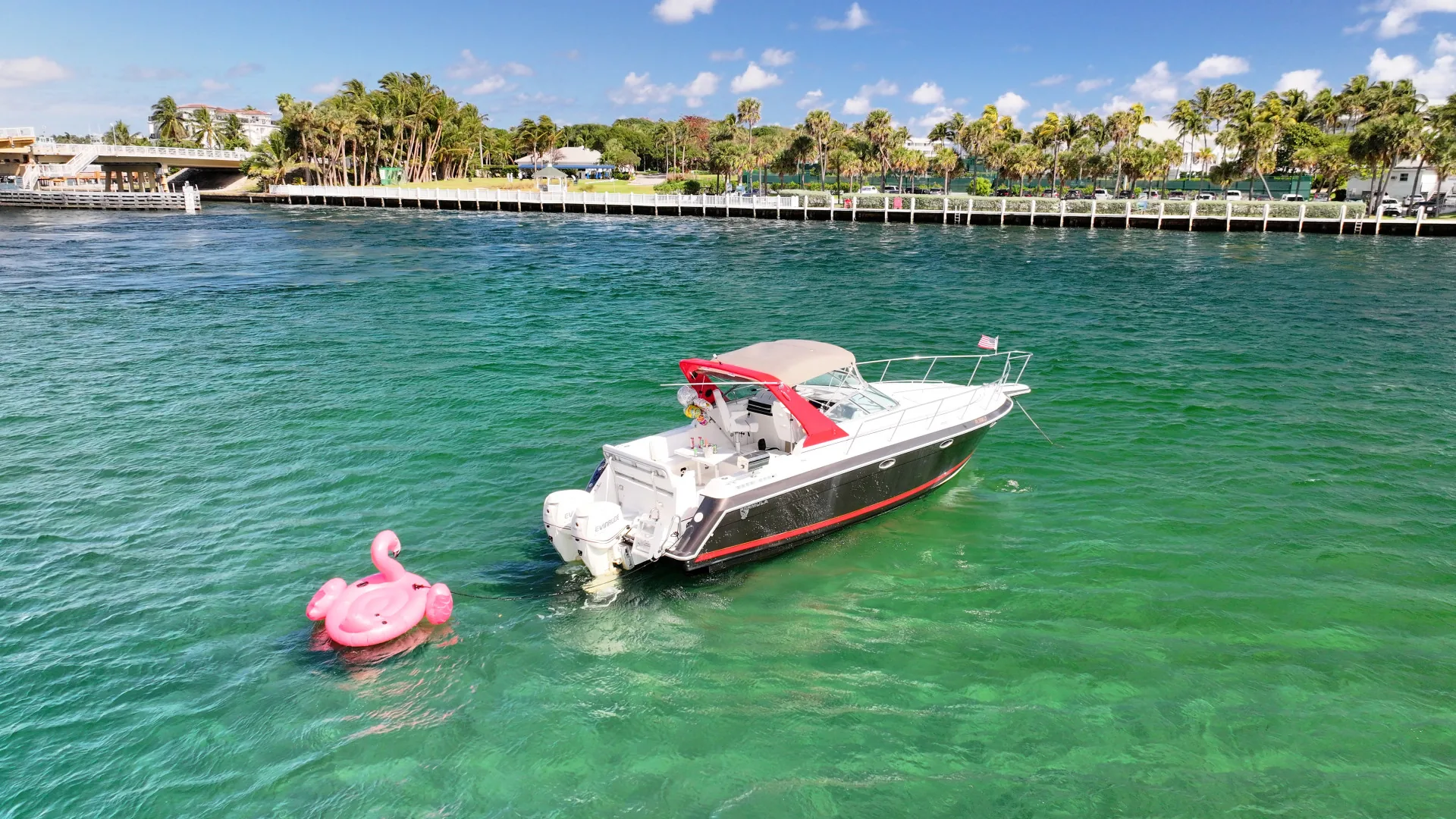 Formula yacht rental on the Fort Lauderdale waterways