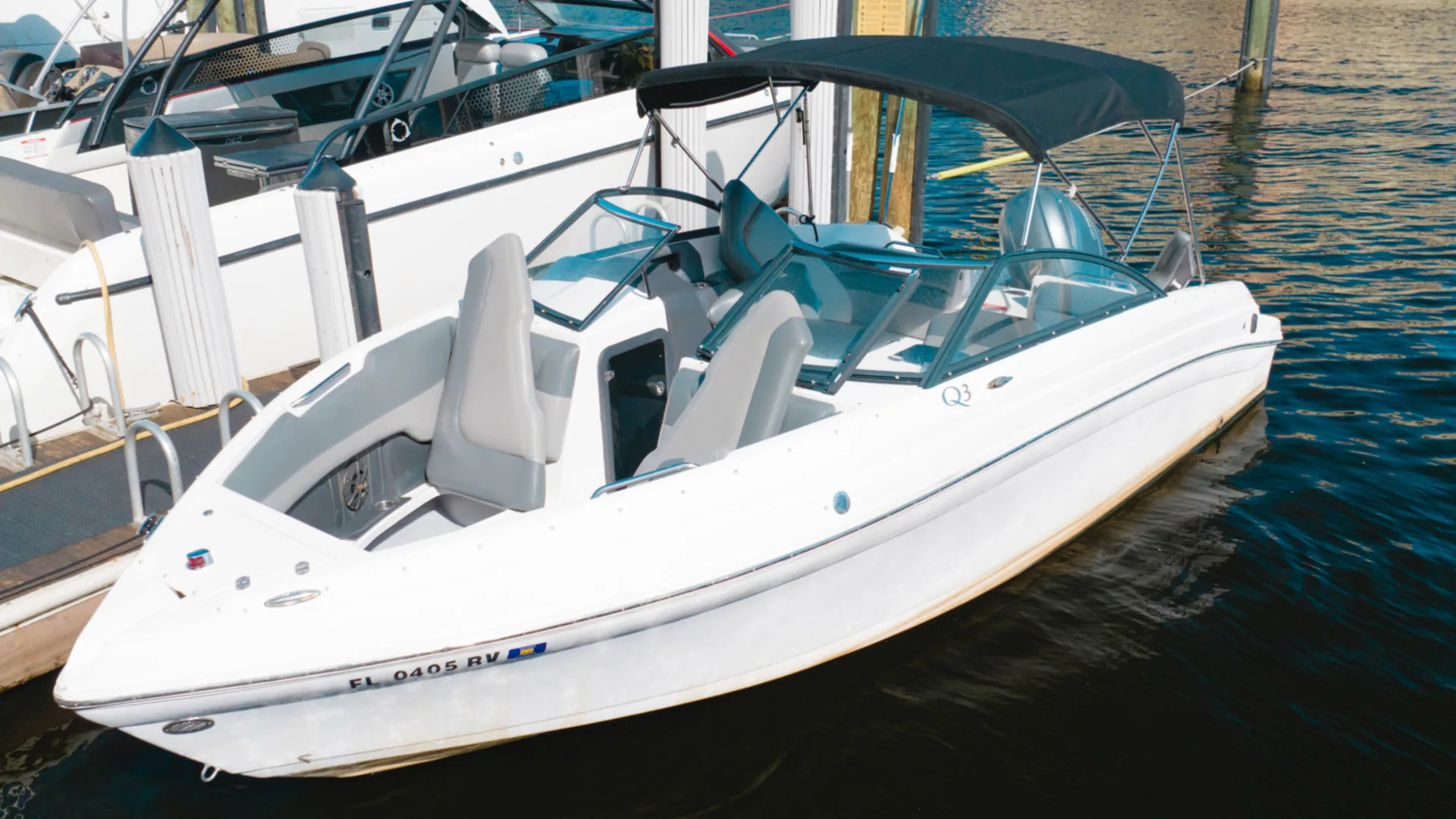 Rinker yacht rental on the Fort Lauderdale waterways