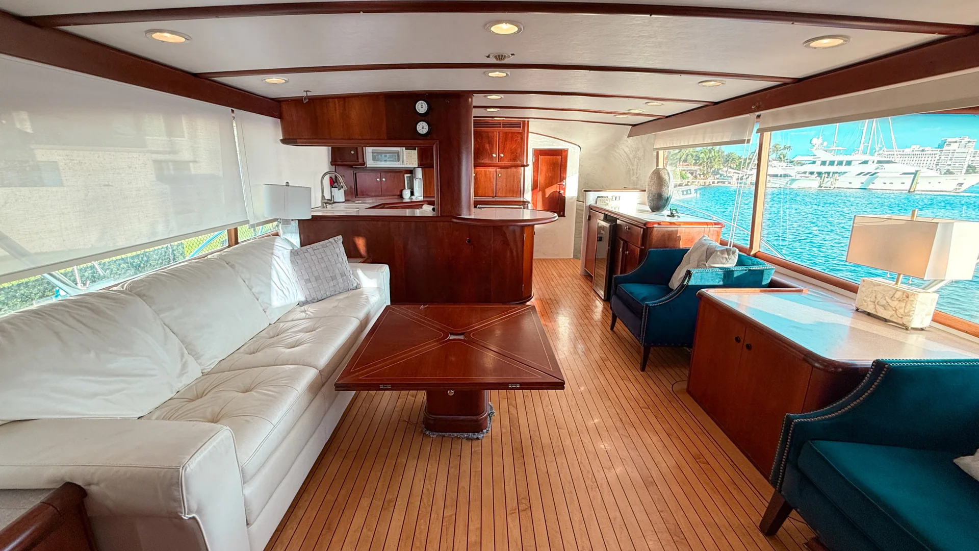 Sportfish aboard a private Fort Lauderdale yacht rental