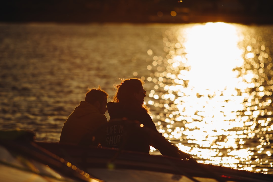 couple on yacht at sunset - cruise valentine's day